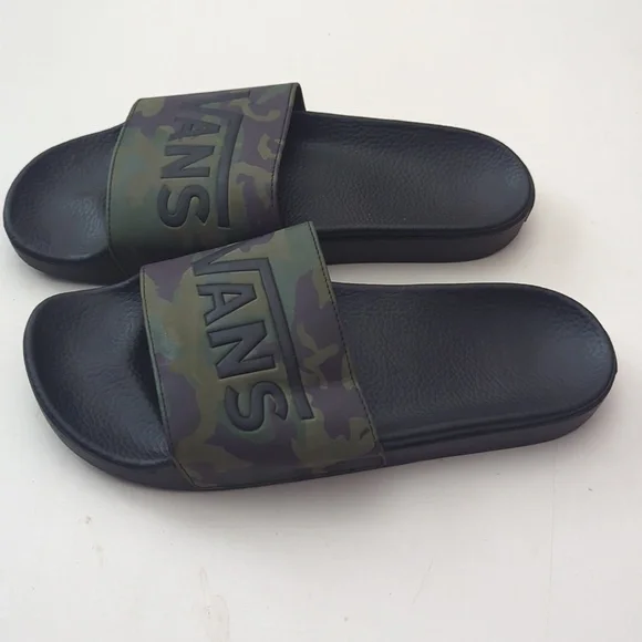 NEW Men's Vans Camo Slides Size 10 NWT - Picture 8 of 9